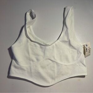 white Aeropostale crop top